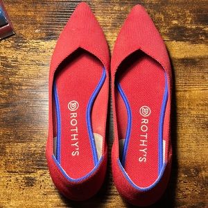 Rothy’s Red chili size 10 points